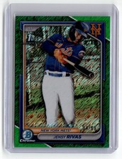 2024 Bowman Chrome Prospects Jensy Rivas Green Shimmer Refractor /99 #BCP-251