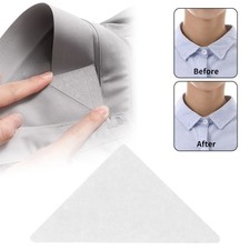 PVC Collar Anti-Warping Edge Shaper, No Curl Collar Shirt Extenders OY