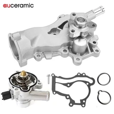 55579016 Fits Chevy Cruze Sonic Trax Buick Encore Water Pump and Thermostat 1.4L