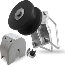 4" Square Post Chain Link Fence Gate Frame with Wheels for Easy Access