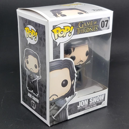 Jon Snow Game of Thrones #07 Funko Pop Vinyl Figure In Box With Protector