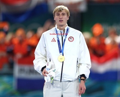 Jordan Stoltz Photo 5x7 Olympics 2026 500m Speed Skating Gold Medal Milan