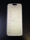 Apple iPhone 15  128GB White Unlocked
