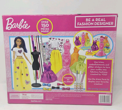 barbie be a fashion designer doll dress up kit Barbie Be A Fashion Designer Kit
