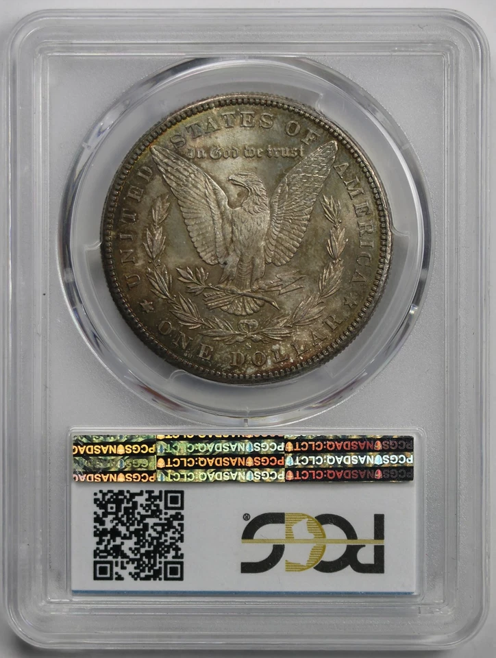 1881-S Morgan Dollar Silver $1 MS 66 PCGS CAC Approved Toned - Image 2 of 4