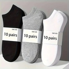 Mens Trainer Socks 5/10 Pair Comfort Fit Breathable Ankle Sports Gym Socks UK