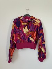 Adidas X Farm Rio Hoodie Womens Size M Sweatshirts Training JD6283 Bold Pink