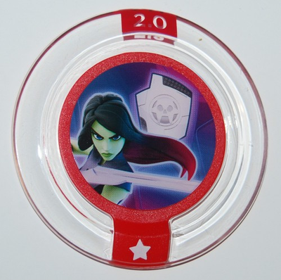 #ad Disney Infinity 2.0 Power Disc Gamora Space Armor $23.99