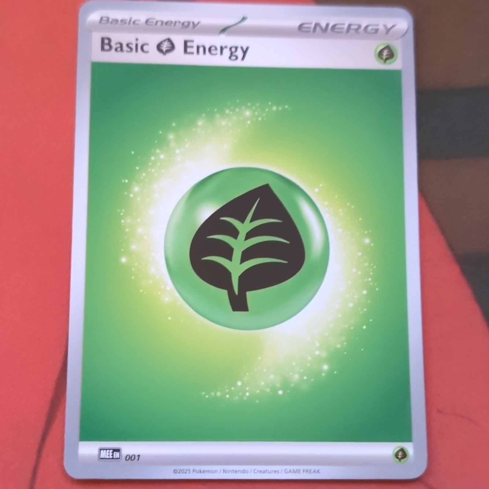 Pokemon TCG Basic Grass Energy 001 Mega Evolution Energies MEE Regular ENG 2025