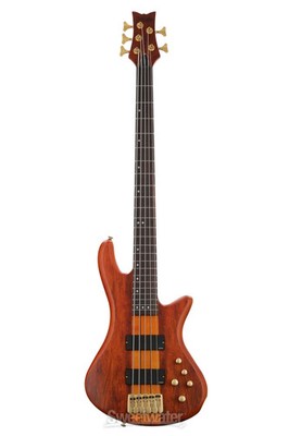 Schecter Stiletto Studio 5 Bass Guitar - Honey Satin
