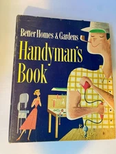 Better Homes & Gardens Handyman's Book 1957 Vintage Hardcover Binder 5th Edition