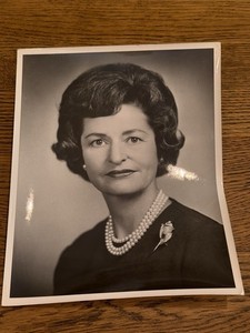 Vintage Original 10” x 8” LADY BIRD JOHNSON OFFICIAL FIRST LADY GLOSSY PHOTO