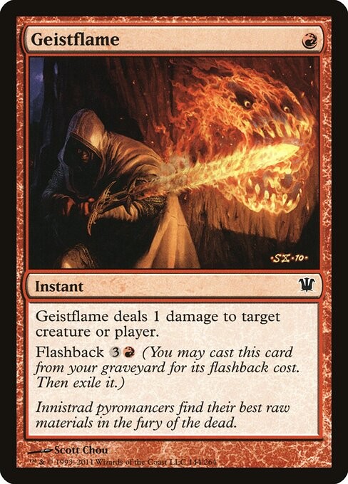 Geistflame Foil Innistrad 144 NM MTG