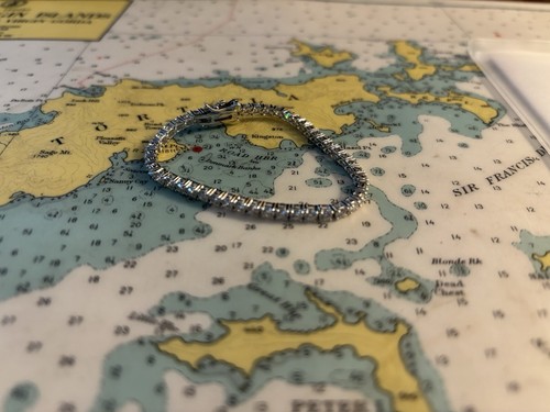 3mm Moissanite Tennis Bracelet 6” S925 - Picture 5 of 5
