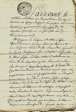 1797 Vente de terres à Beauvoir par SASSIN de Saint-Maurice à JOLY d'Egleny
