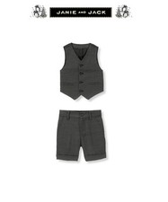 Janie Jack Special Occasion shorts vest 2 Piece Set Wedding