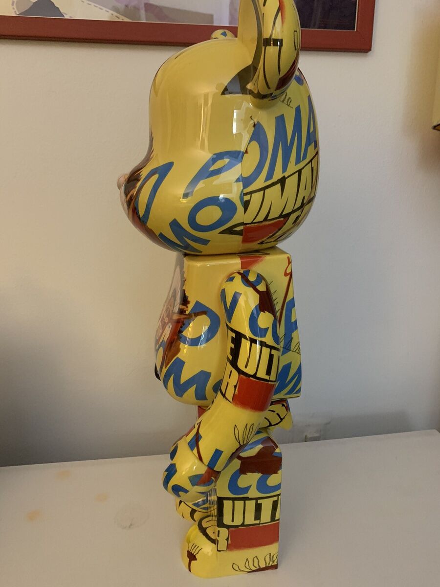 Andy Warhol x Jean-Michel Basquiat #3 1000% Bearbrick by Andy Warhol x Jean-Michel Basquiat #3 1000% Bearbrick by