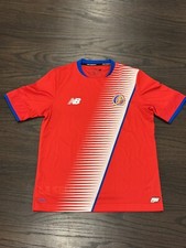 COSTA RICA Vintage Football Soccer Shirt Kit Jersey New Balance Youth Large