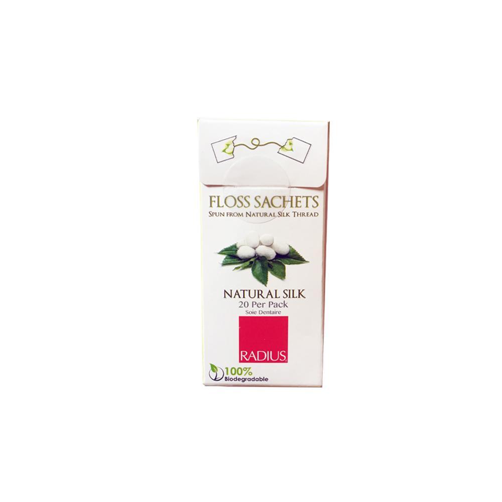 Radius Floss Sachets, Natural Silk (20 Sachets)