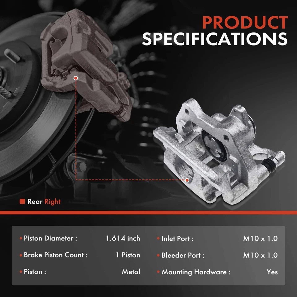 Суппорт дискового тормоза с кронштейном для Acura TLX 2015-2020 2,4 л 3,5 л седан задний правый - Изображение 2 из 4
