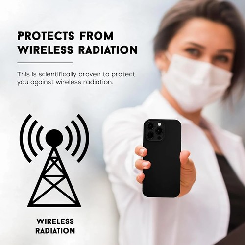 RadEnergy EMF Protection and Anti-Radiation Silicone Shungite Case for iPhone 16 - Picture 7 of 10