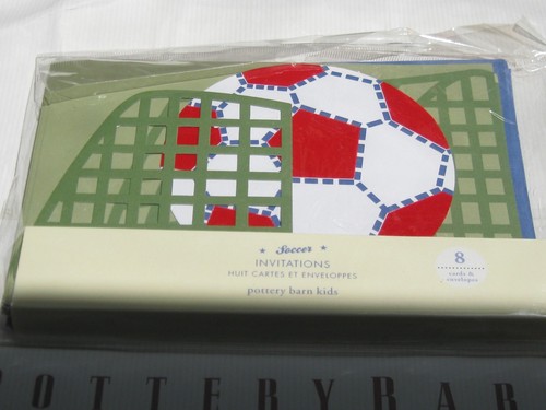 16 INVITACIONES DE CERÁMICA PARA NIÑOS FÚTBOL Temática FIESTA DE CUMPLEAÑOS Deportes Nuevo en paquete - Imagen 3 de 3