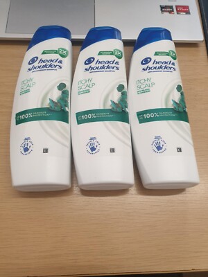 Head & Shoulders Anti-Schuppen Shampoo juckende Kopfhaut Linderung X3 250ml NUR 14,49£
