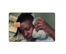 Blac Youngsta Rap Credit / Debit Card Card Skin Cover Decal Sticker *SMALL CHIP
