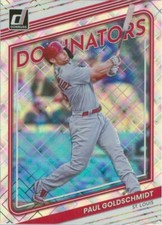 Paul Goldschmidt 2022 Panini Donruss Dominators #D-9 St. Louis Cardinals