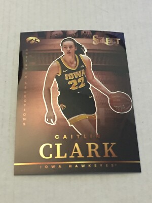 2024 Panini Select Caitlin Clark Collection Artistic Selections Prizm Card #AS1