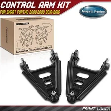 2Pcs Front Lower Control Arm & Ball Joint for Smart Fortwo 2008 2009 2010-2016