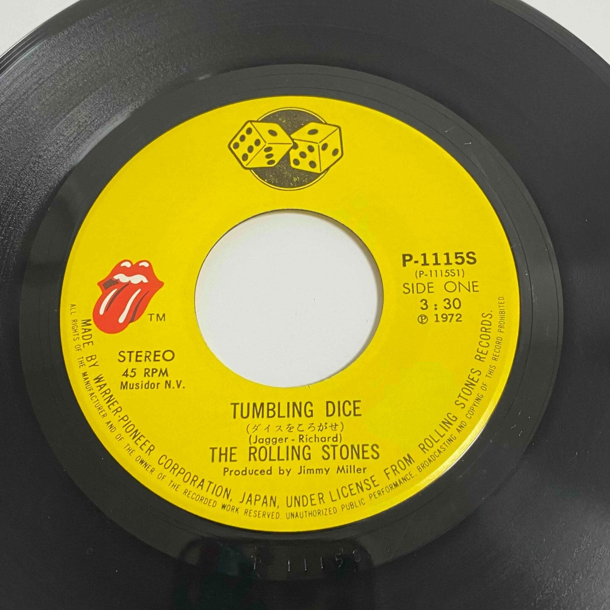The Rolling Stones - Tumbling Dice /Sweet Black Angel P