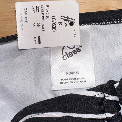 NWT Art Class Black & White Striped Bikini Bottoms - Picture 3 of 3