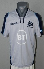 Scotland Jersey Rugby Union Home Authentic Macron Shirt Size Adult M