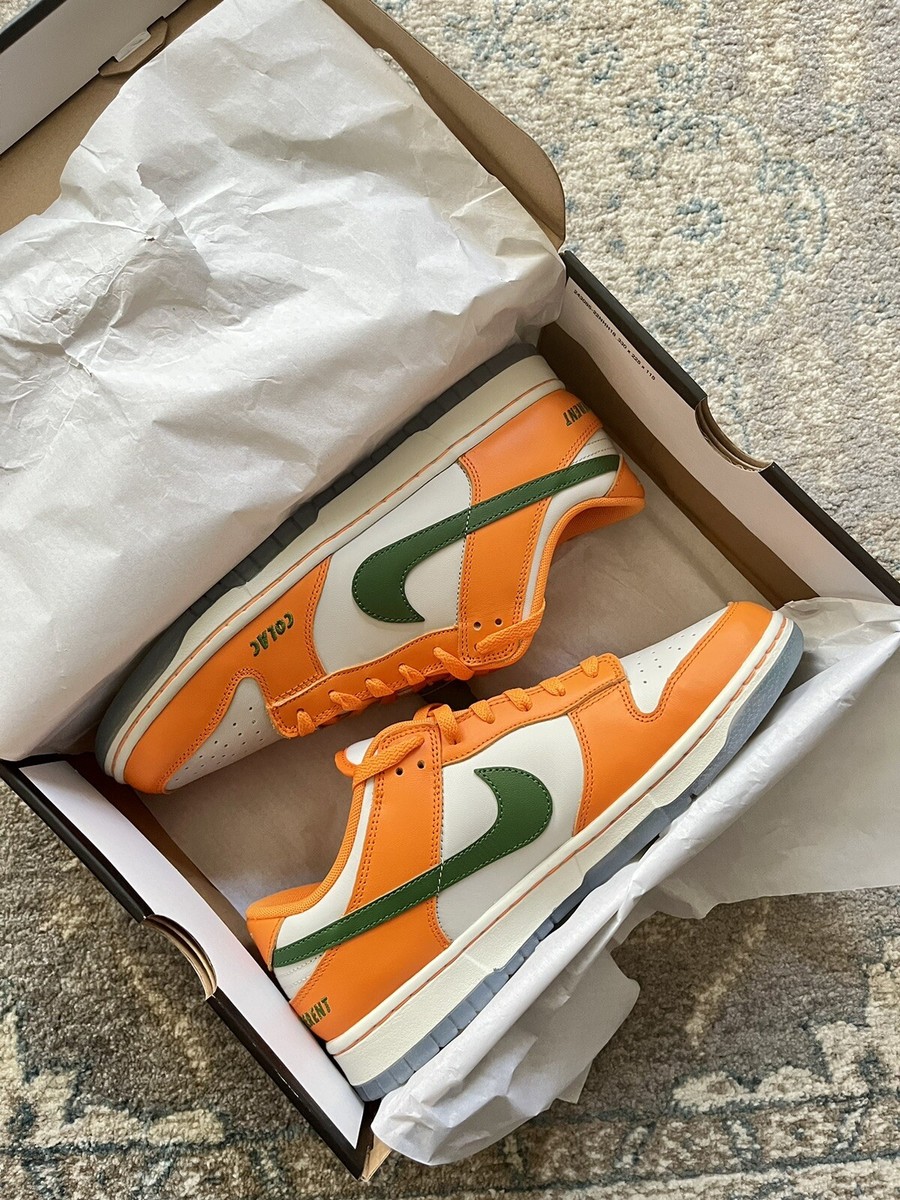 Size 9.5  - Florida A&M University x Nike Dunk Low Rattlers Men’s Shoes No Box NIKE DUNK LOW FLORIDA A&M UNIVERSITY RATTLERS FAMU DUNKS | eBay main image 2