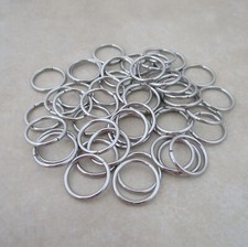 100 heavyweight stainless steel 12mm jump rings 16 gauge hypoallergenic
