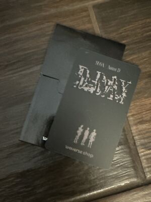 BTS AGUST D SUGA Yoongi D-DAY Official Lucky Draw Photocard