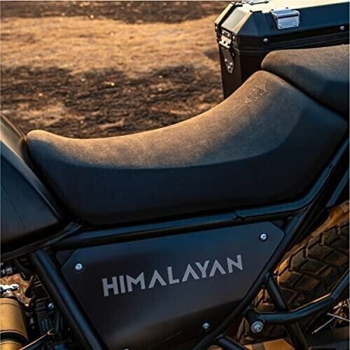 TOURING RIDER & PASSENGER SEAT Fit For ROYAL ENFIELD HIMALAYAN 411 & SCRAM 411 - Picture 8 of 10