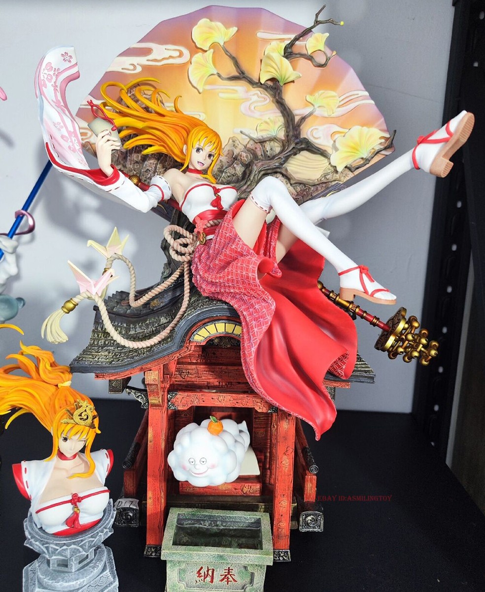 表札☆NAMIニコちゃん150☆ ZUOBAN Studio Miko Nami One Piece Resin Model Statue original IN