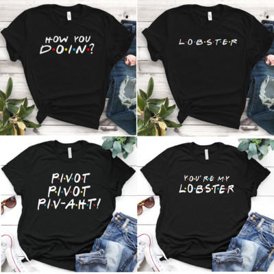 Womens Friends Pivot Tshirt Tv Show Friends Christmas T Shirt Funny Tee Tops