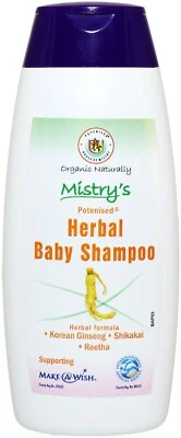 HOUSE OF MISTRY Mistry's Potenised® Herbal Baby Shampoo (200ml) - Naturally Vegan