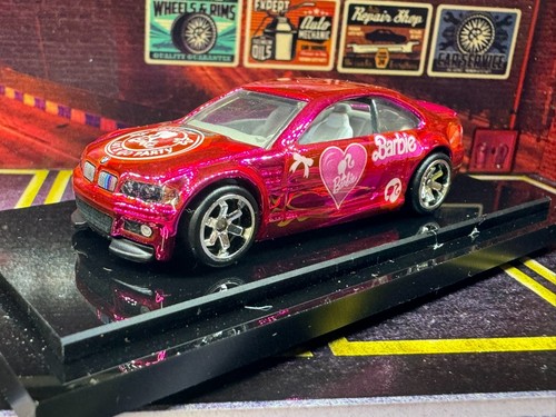 1:64 Shop164 Custom BMW Barbie Car Hydrochromed Barbie Pink - Picture 4 of 5