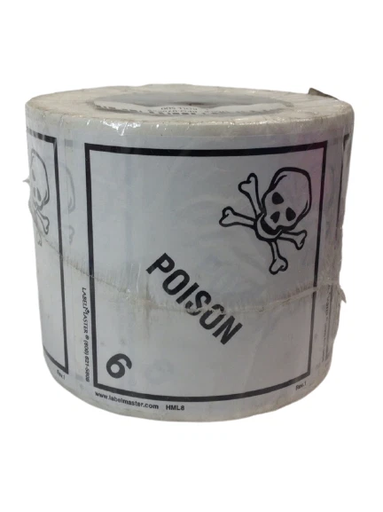 LABELMASTER Poisonous Material Label - 500CT