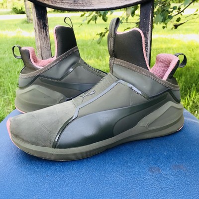 puma fierce olive green