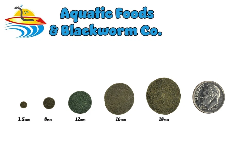 12mm - 1/2" Spirulina, Algae & Veggie Sinking Wafers for Bottom Feeders. WL-JAR - Image 2 of 4