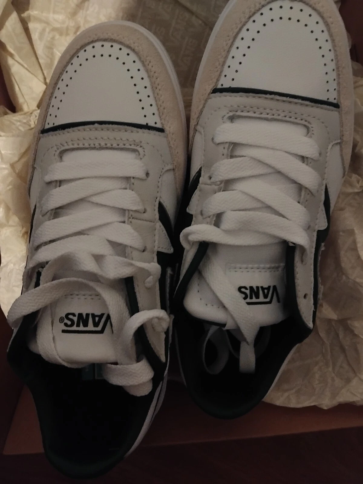 Vans Lowland Cc Jump R Court verde bianco taglia UK 4. 0 23 cm EU 36 5