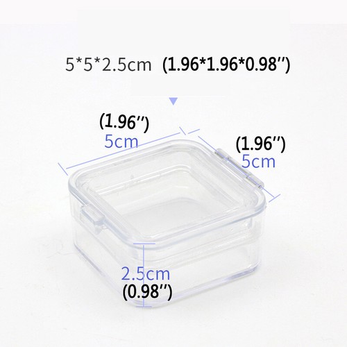 6 Pack Denture Membrane Box Case For False Teeth Inlay Fragile Hinged Display - Picture 4 of 7