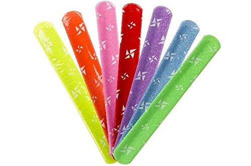Set of 36 colourful snap bands