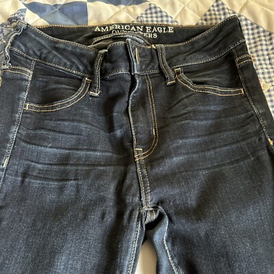American Eagle Super Super Stretch Jeans Size 4 New