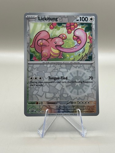 LICKITUNG #108/165 POKEMON 151 (REVERSE HOLO, NM) ENGLISCH - Bild 1 von 4